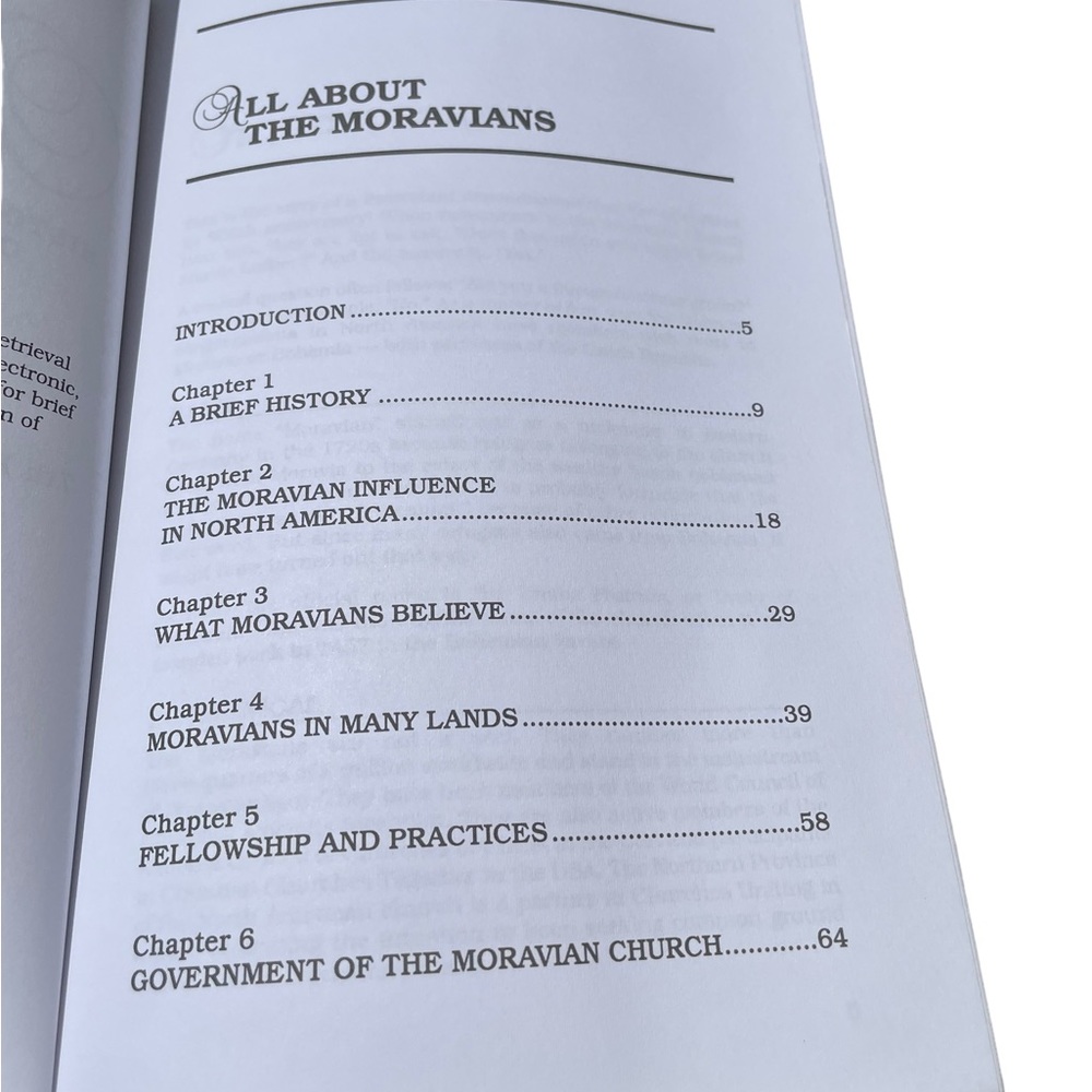 Book All About The Moravians History Beliefs & Practices of a Worldwide Church - Picture 7 of 7